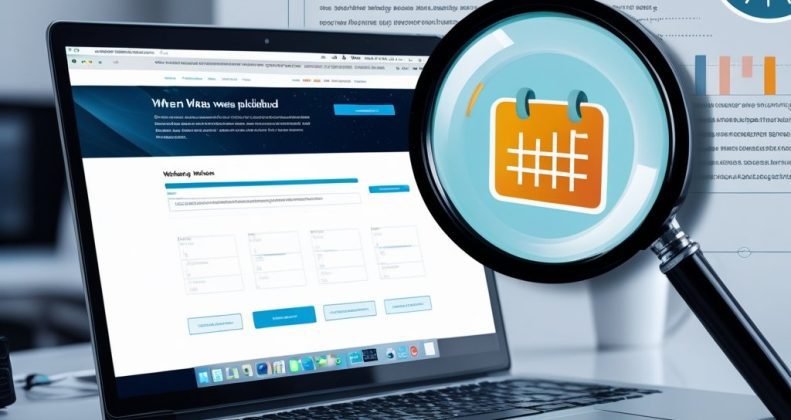 How to Find When a Website Was Published