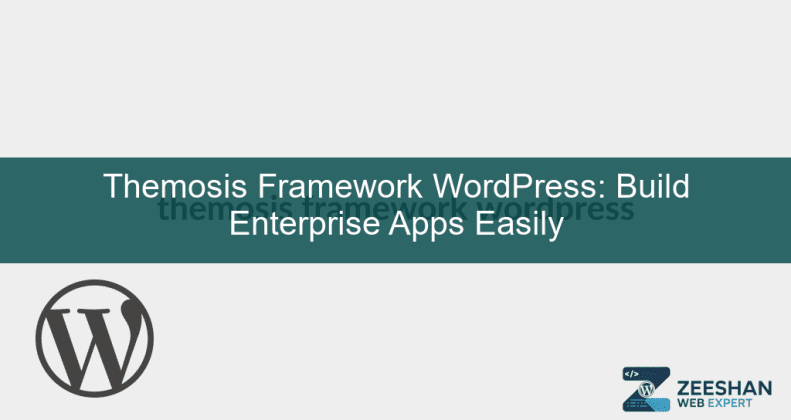 themosis framework wordpress - A professional developer coding an enterprise application using the Themosis framework.