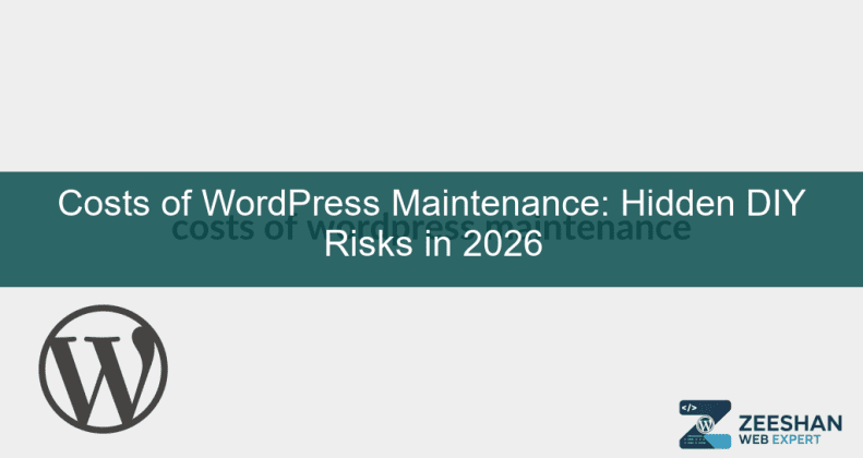 costs of wordpress maintenance - A business owner looking at a laptop with a WordPress security warning.