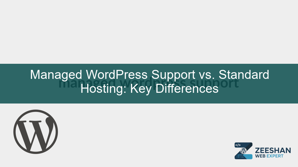 managed wordpress support - A professional developer monitoring a WordPress website dashboard for security and performance updates.