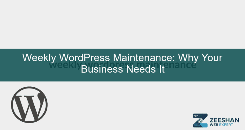 weekly wordpress maintenance - A professional developer reviewing a WordPress dashboard on a laptop for security updates.