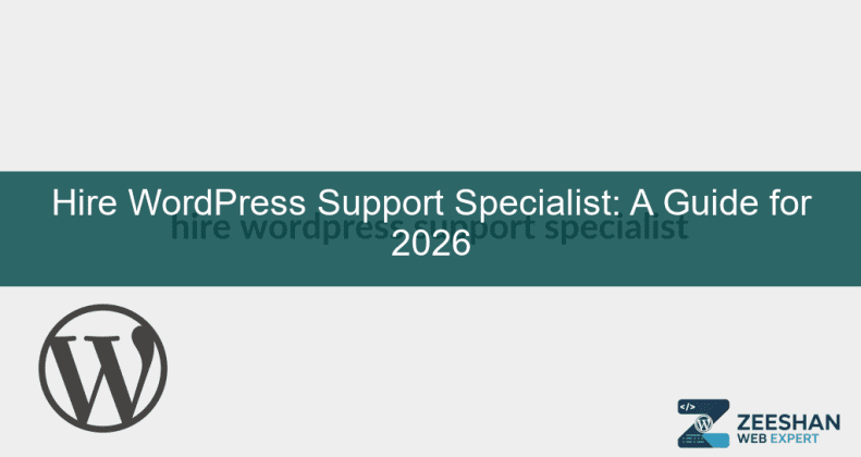 hire wordpress support specialist - A professional developer reviewing a WordPress dashboard on a laptop in a modern office setting.
