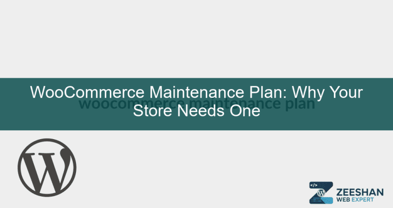 woocommerce maintenance plan - A professional developer monitoring a WooCommerce store dashboard for security and updates.