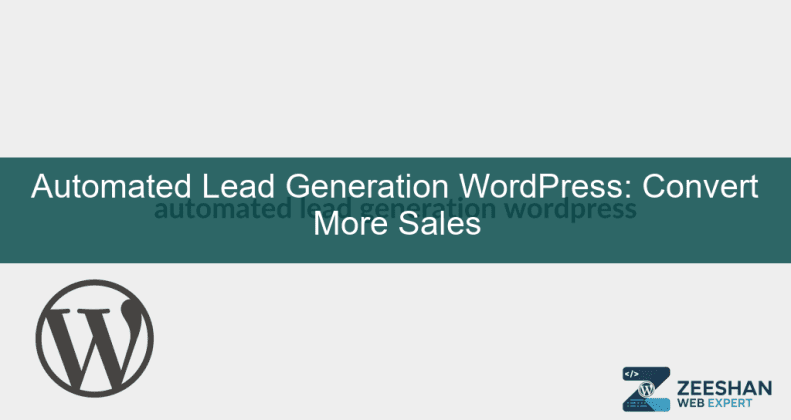 automated lead generation wordpress - A business owner viewing a sales automation dashboard on a laptop with growth charts.