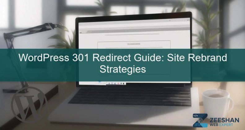 wordpress 301 redirect guide - A developer managing URL redirects on a WordPress dashboard during a website rebranding process.