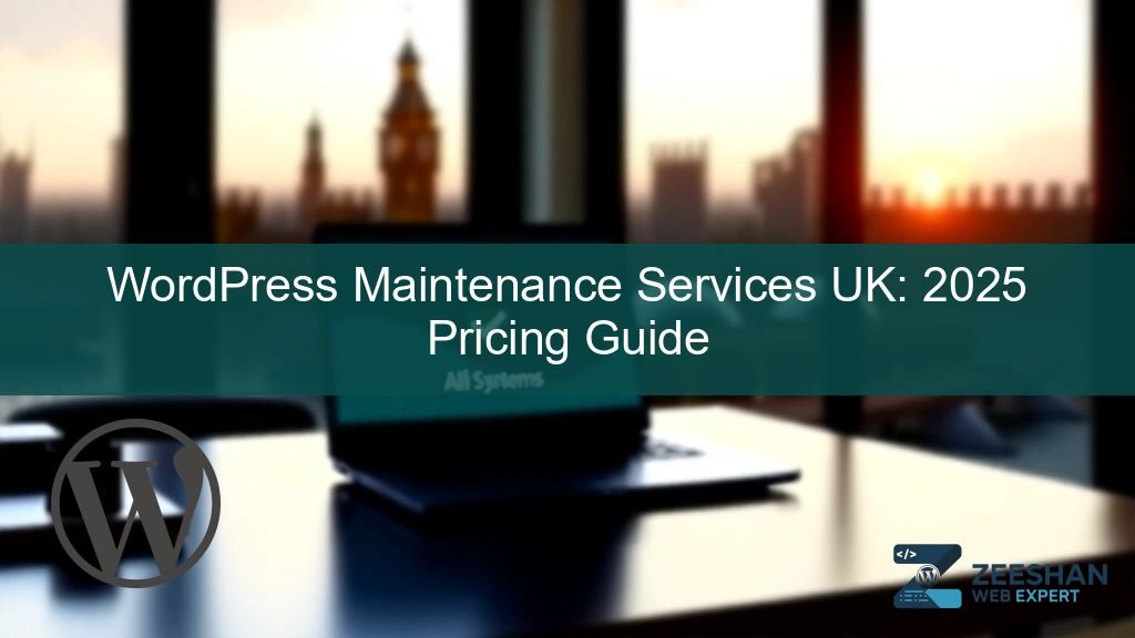 wordpress maintenance services uk - A professional developer monitoring a WordPress dashboard on a high-resolution monitor.