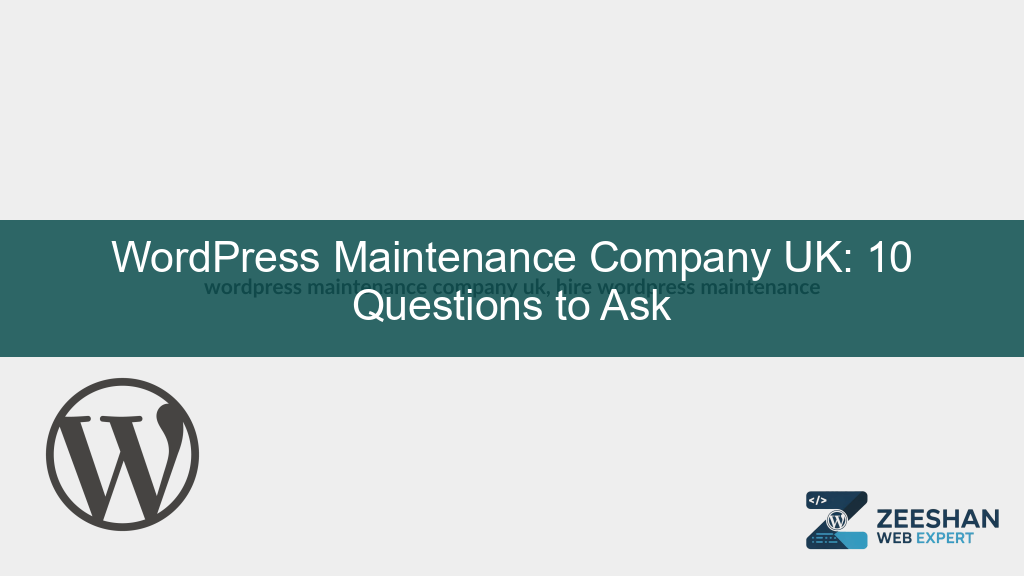 wordpress maintenance company uk - A professional developer reviewing a WordPress site performance dashboard in London.