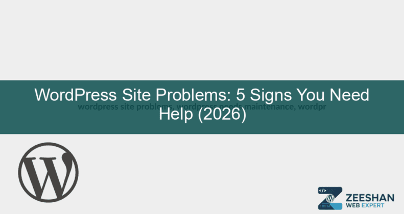 wordpress site problems — a business owner frustrated by a slow loading website on a laptop screen.