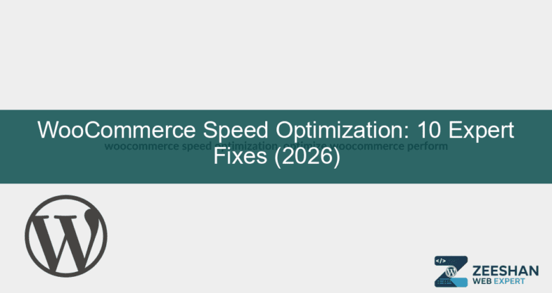 woocommerce speed optimization — a high-speed loading bar on a professional online store dashboard