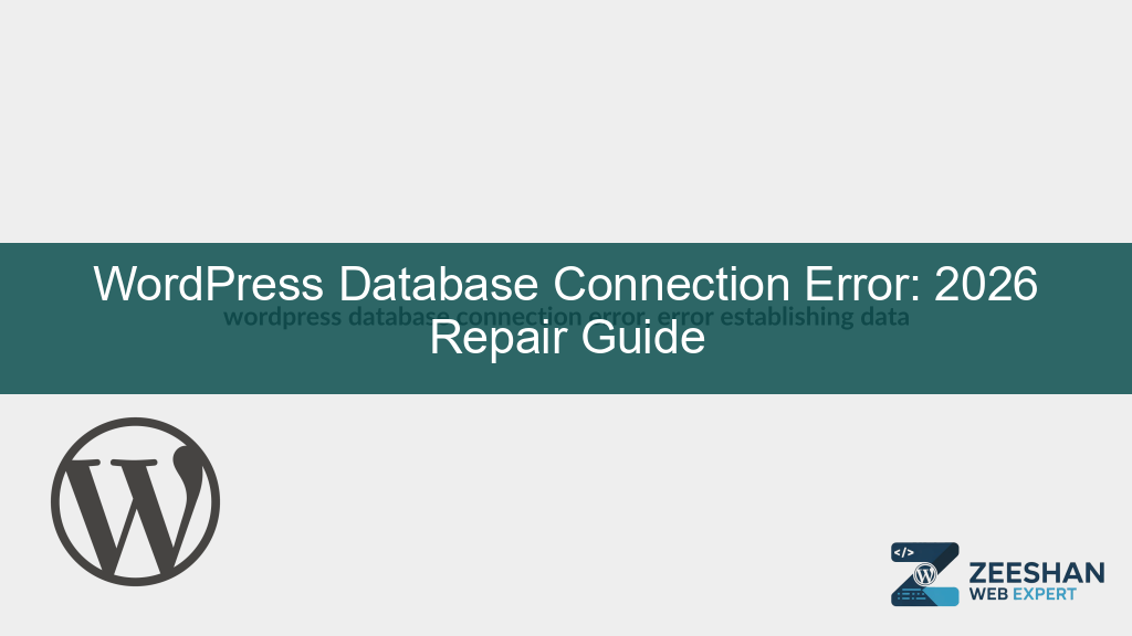 wordpress database connection error — a close-up of a laptop screen showing a white screen with an error message