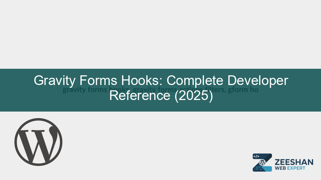 gravity forms hooks — developer typing custom php code on a laptop